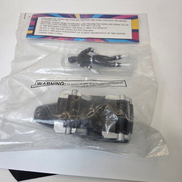 1995 McDonald's Power Rangers Movie Lot of 4 Toys Ninjazord Figures MMPR - Picture 8 of 15